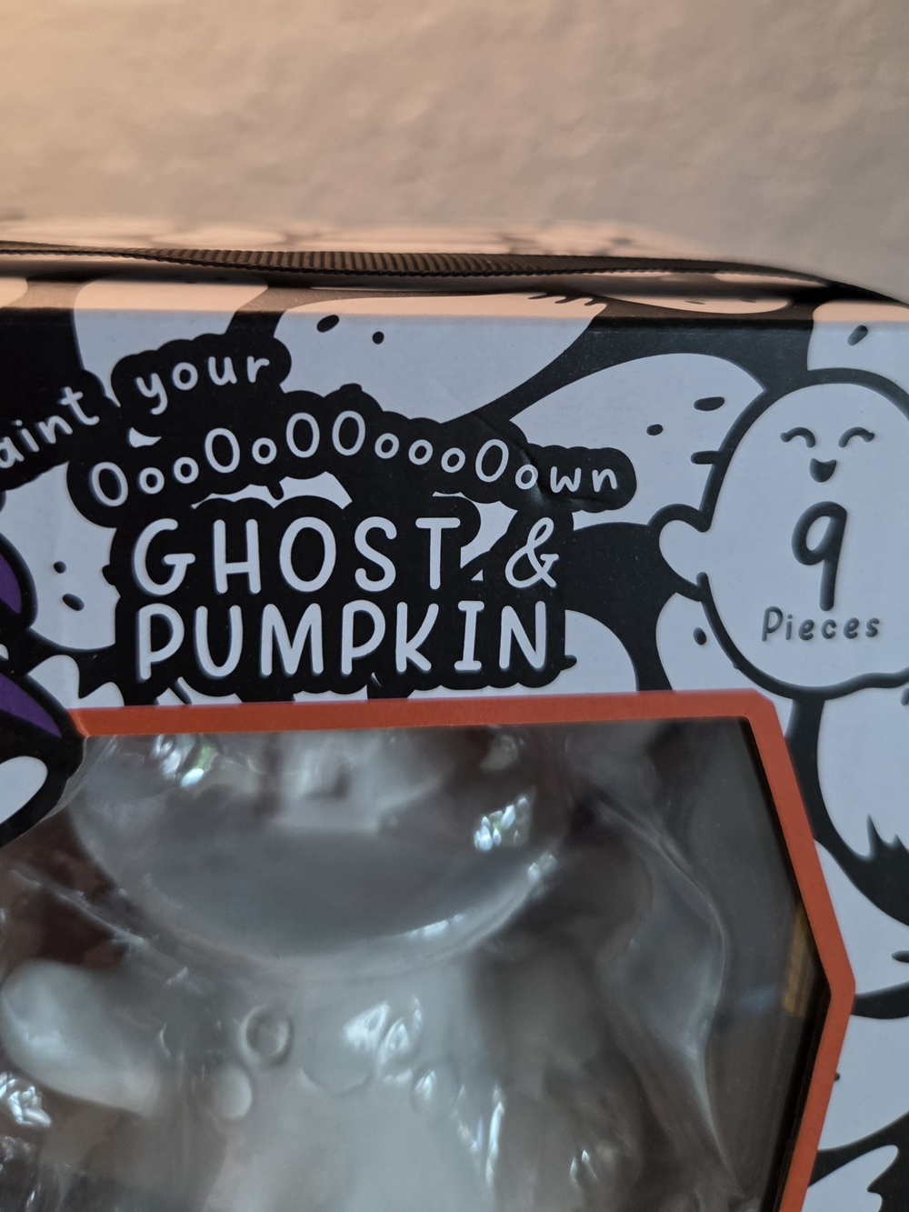Paint-Your-Own Ghost & Pumpkin Kid’s Craft Set - Picture 2 of 4